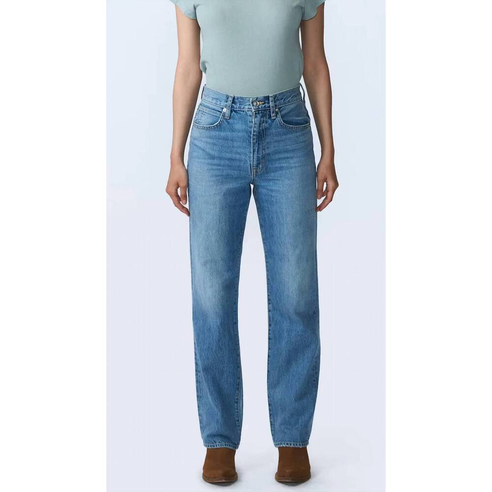 NEW SLVRLAKE london straight leg jean in ties that bind